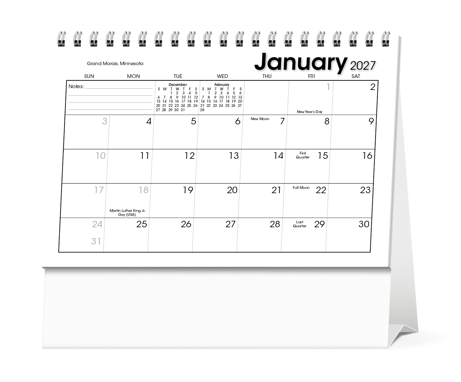 Triumph® Calendars Scenic Moments Large Desk Calendar 31