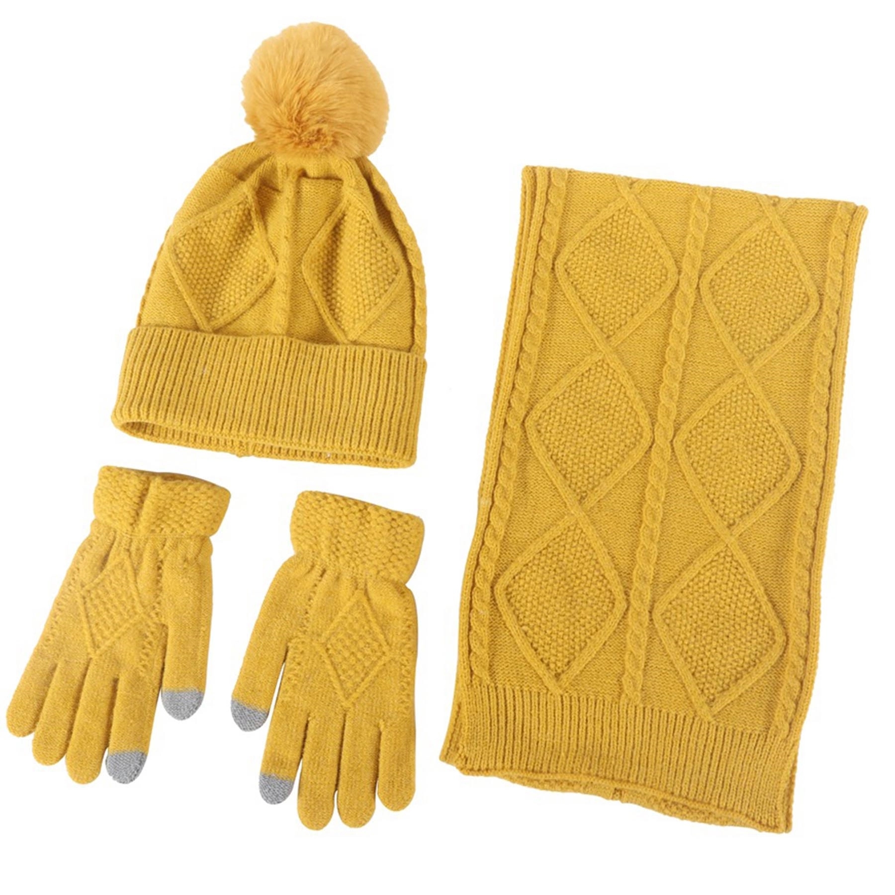 3Pcs Winter Scarf Set 1