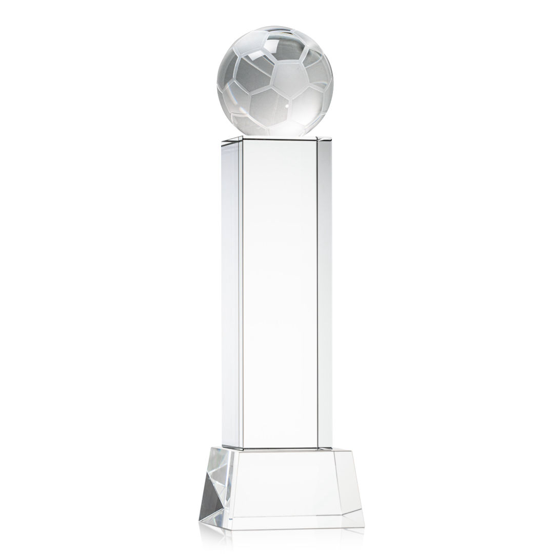 Soccer Ball VividPrint™ Award on Belcroft - Clear 8