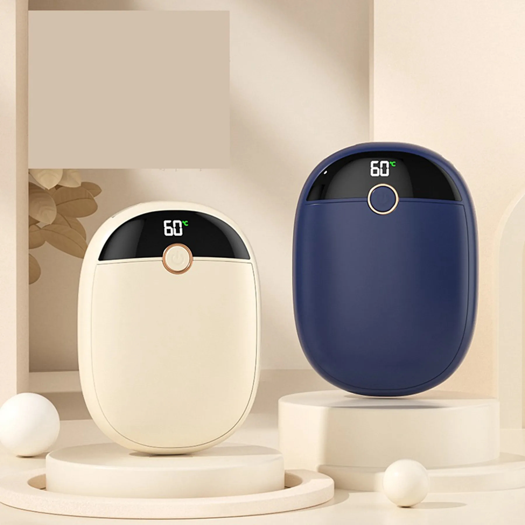 5400 mAh Digital Display Double-sided Heating Power Bank 9