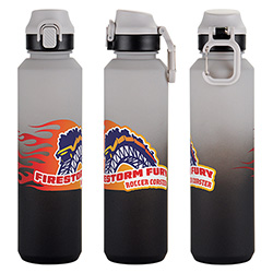 Chroma 27 oz Tritan® Bottle with Snap-Top Lid & Carabiner 10