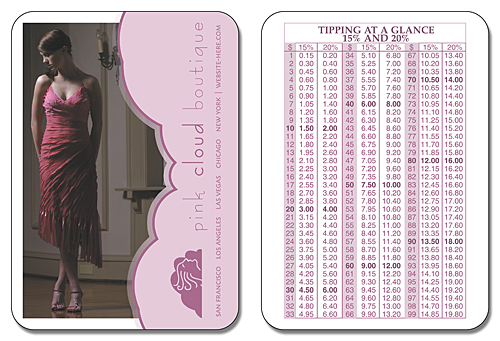 Oversize Laminated Wallet Card - 3.5x2.5 (2-Sided) - 14 pt. 1