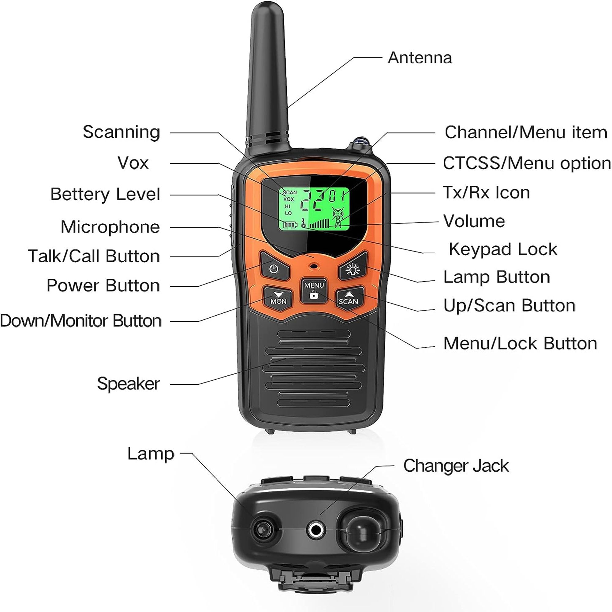Long Range Walkie Talkie For Adult 5
