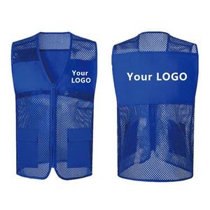 2 Pocket Mesh Volumteer Supermarket Vest 1