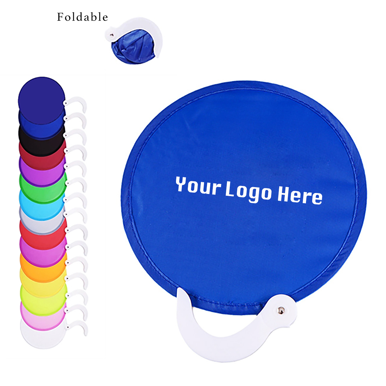 Custom Foldable Flying Disc Fans / Frisbees 2