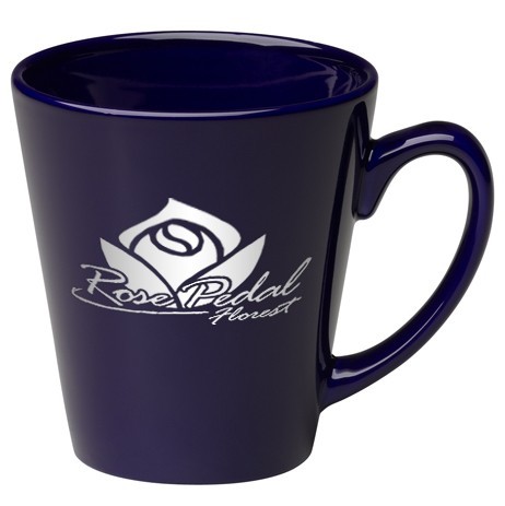 12 oz Cobalt Cafe Latte Mug