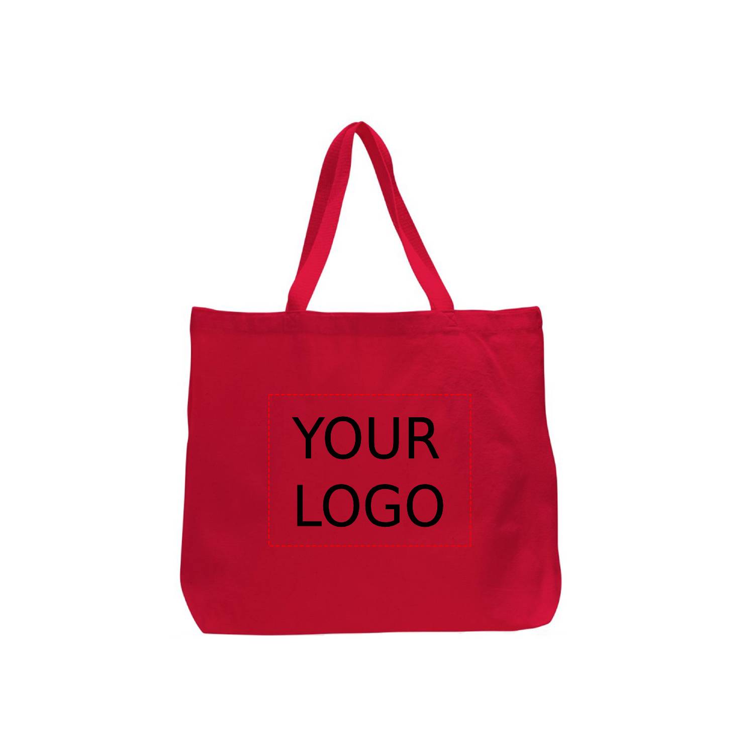 12 oz. Cotton Canvas Reusable Tote Bag 4