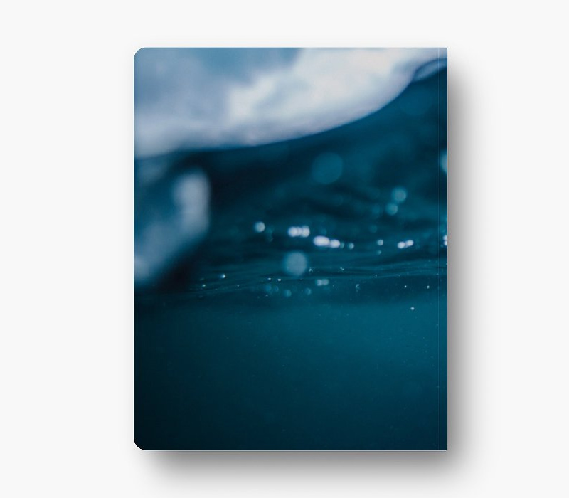 Softcover Notebook with Soft Touch Lamination - Large 5