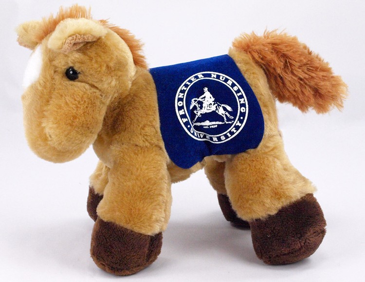 8" Prancer Horse with saddle and one color imprint 2