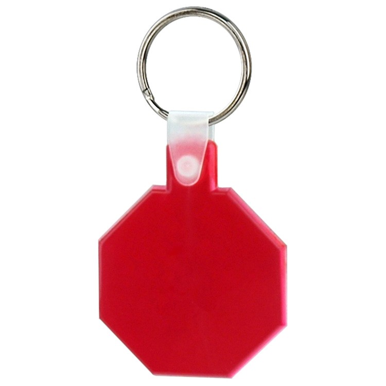 Soft Squeezable Key Tag (Stop Sign) 3