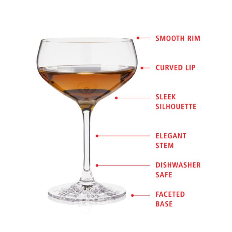 Spiegelau 8.3 oz Perfect Coupette Glass, set of 4 6