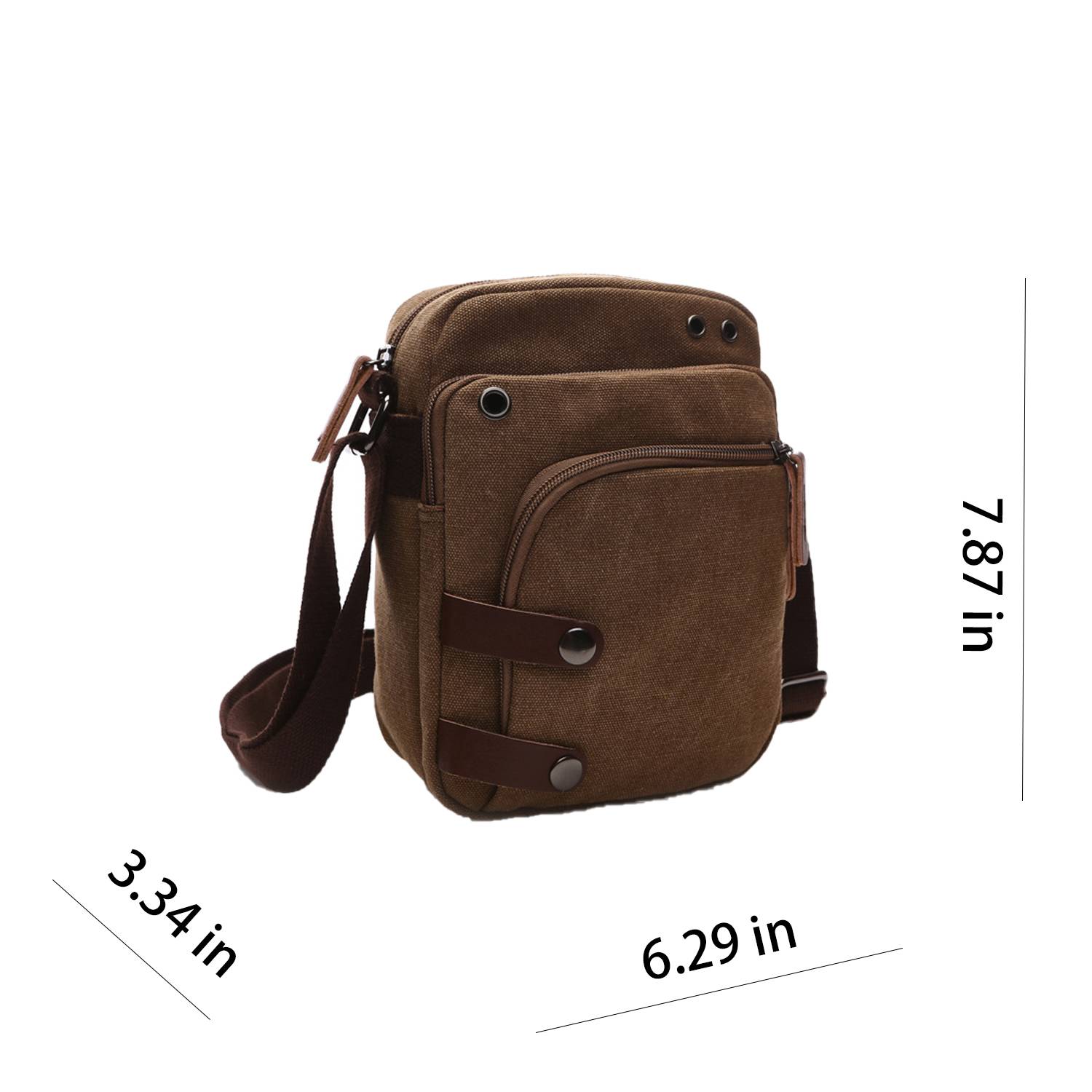 Canvas Small Messenger Bag 6