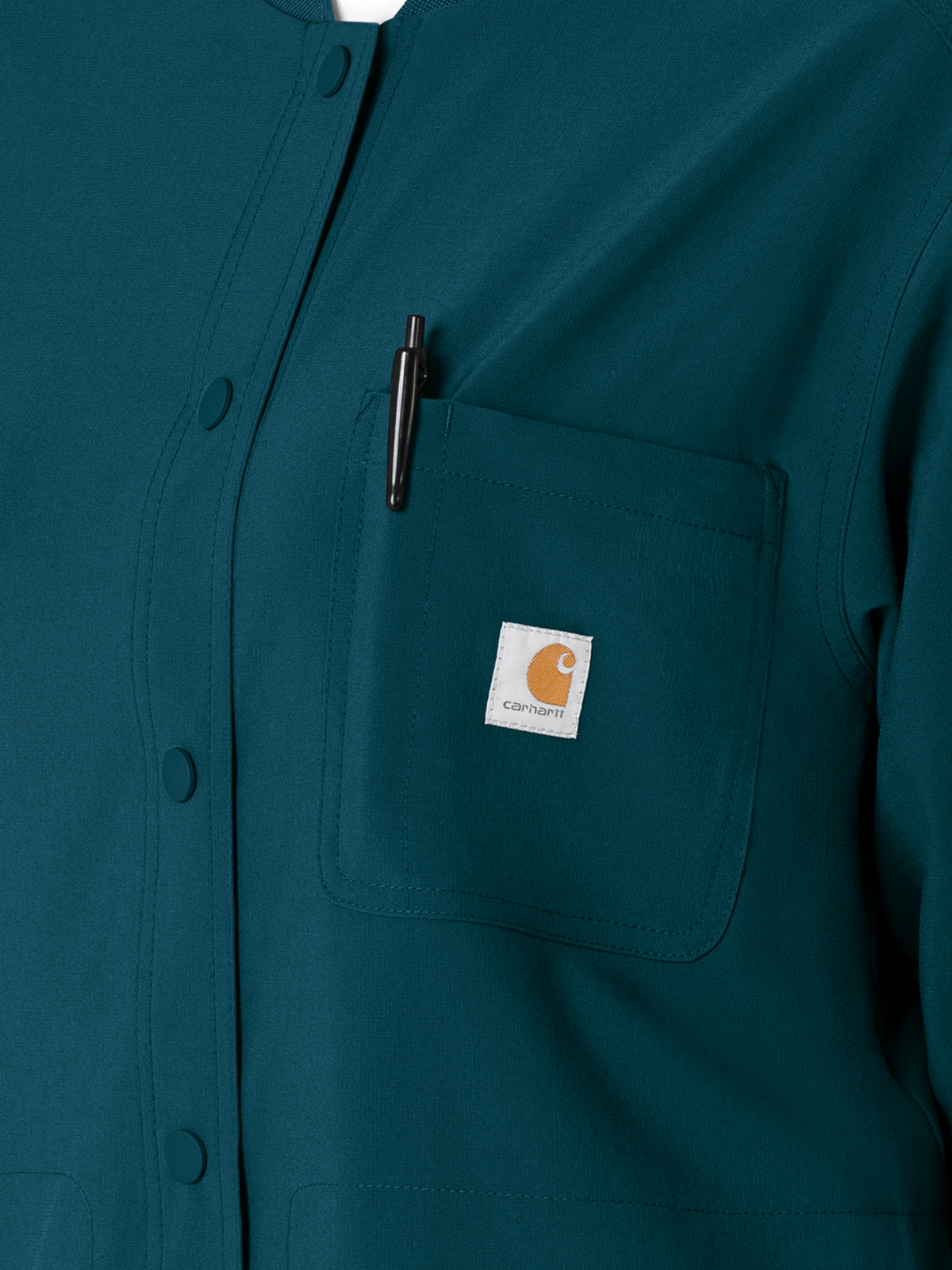 Carhartt Scrubs - Force Cross-Flex - Women's Four-Pocket Modern Fit Shirt Jacket 17