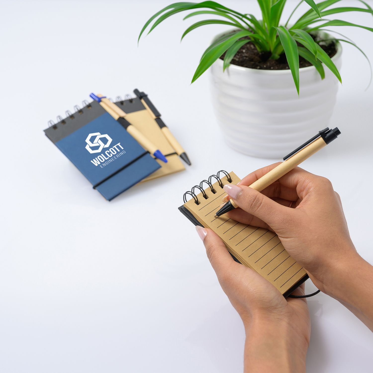 KRAFT JOTTER WITH ECO PEN