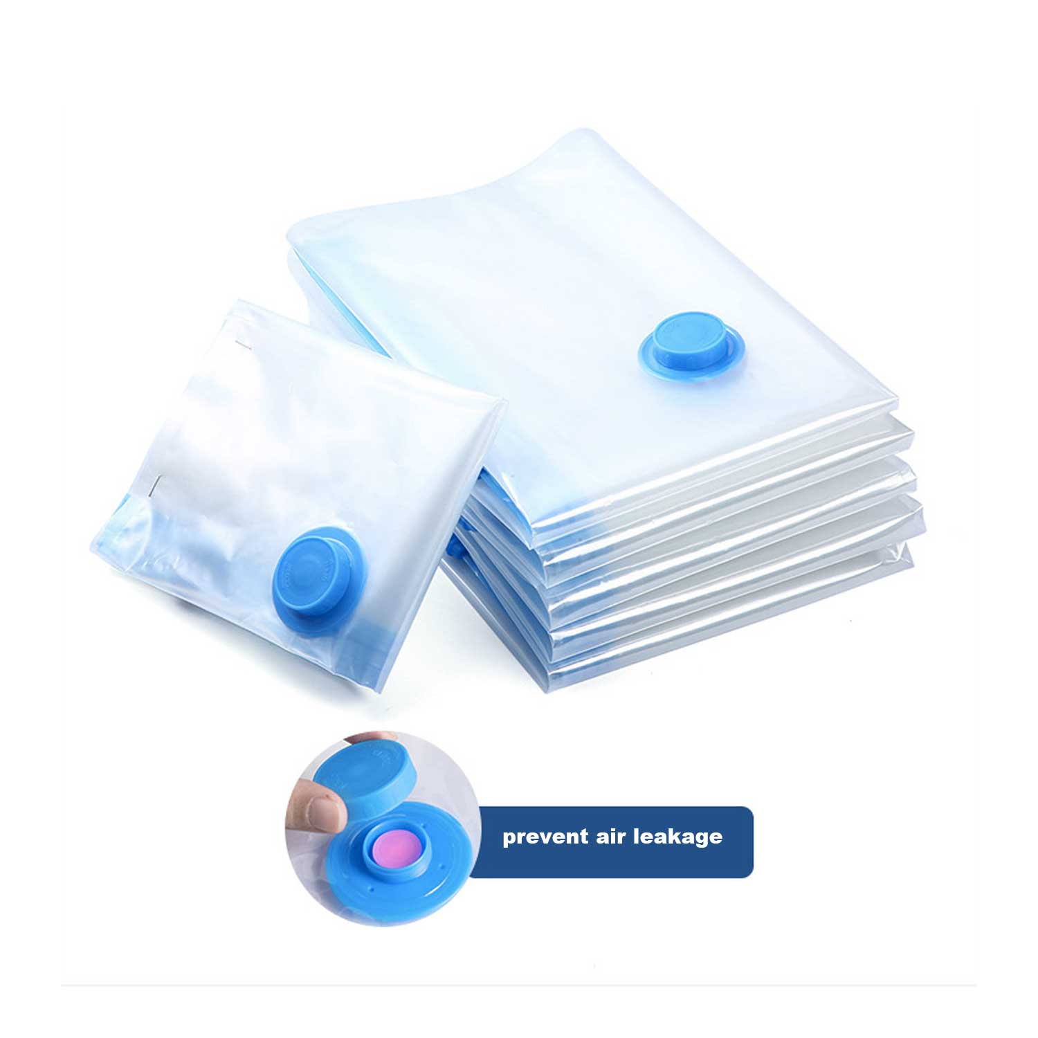 Transparent Vacuum Storage Bags for Clothes & Bedding 4