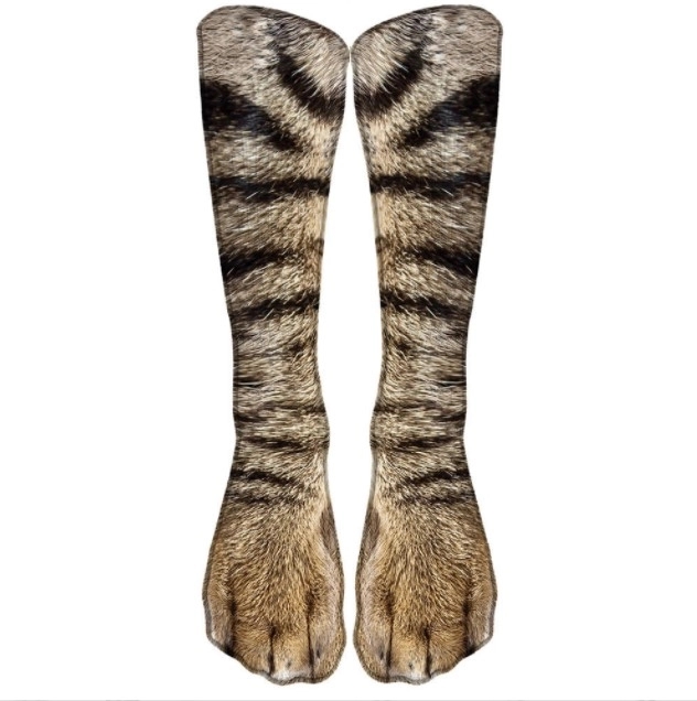 Animal Paw 3D Print Socks 5