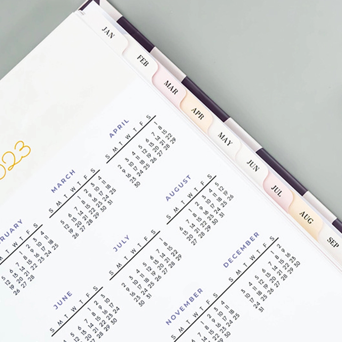 2023 Spiral Bound Monthly Planner 3