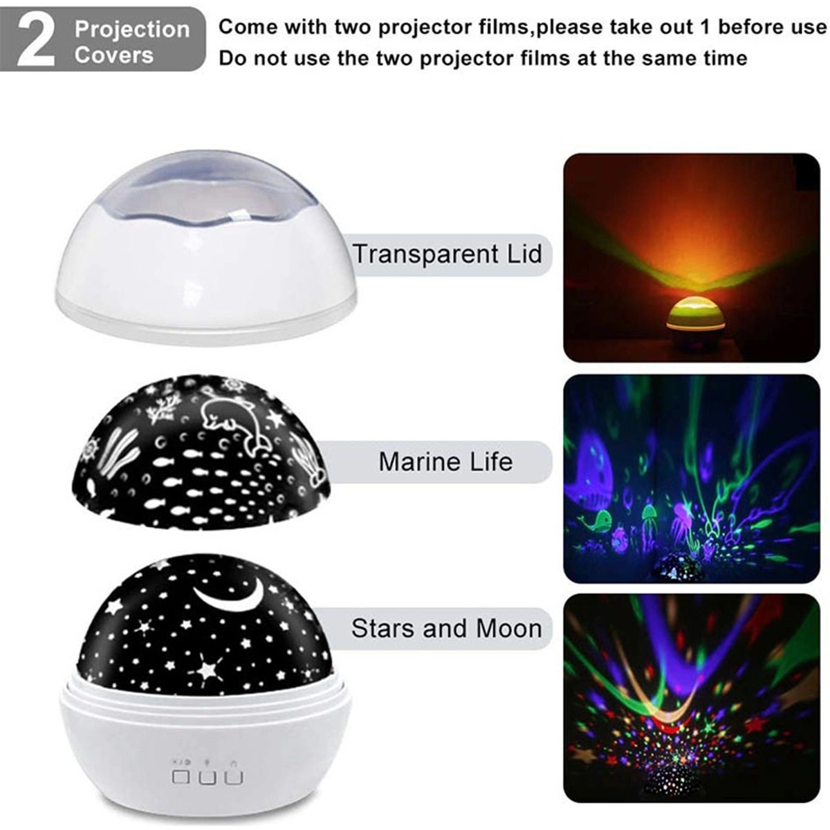 Night Light Moon Star Projector 7