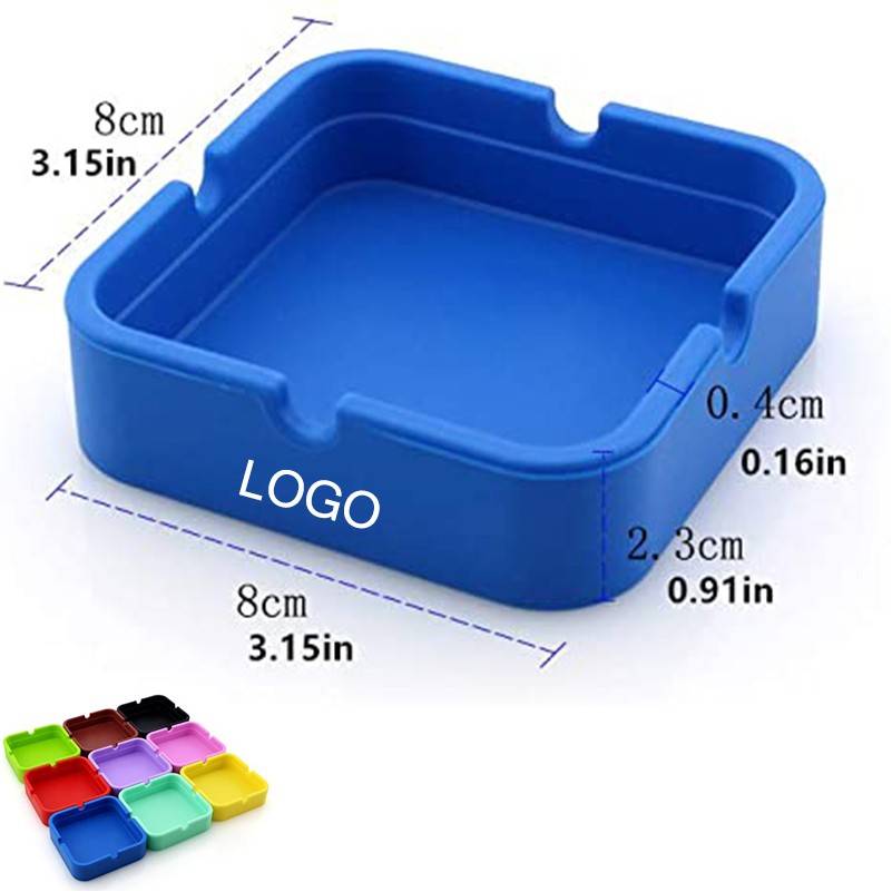 Square Silicone Ashtray for Cigarettes 3