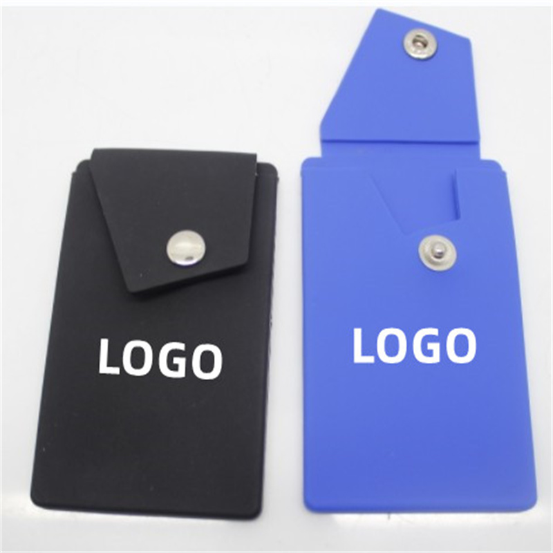 Button type silicone card holder 3