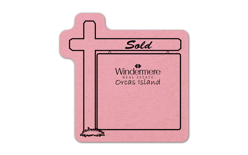 Real Estate Sign Compressed Sponge 2
