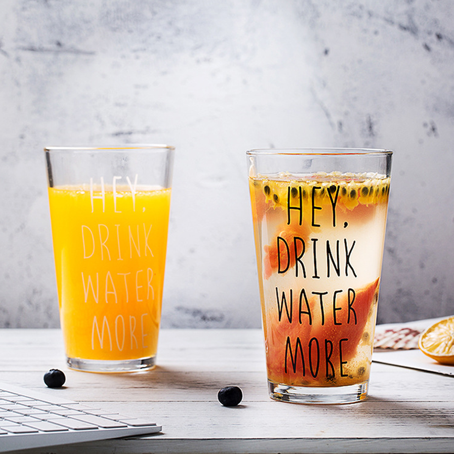 16oz Fully Customizable Glass Cup 3