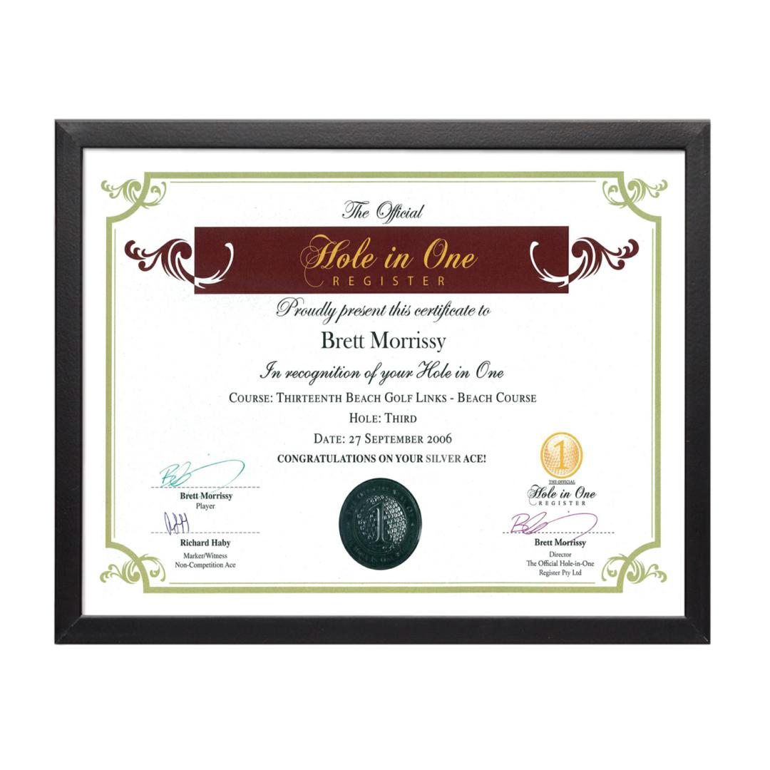 Acacia Certificate Holder 5