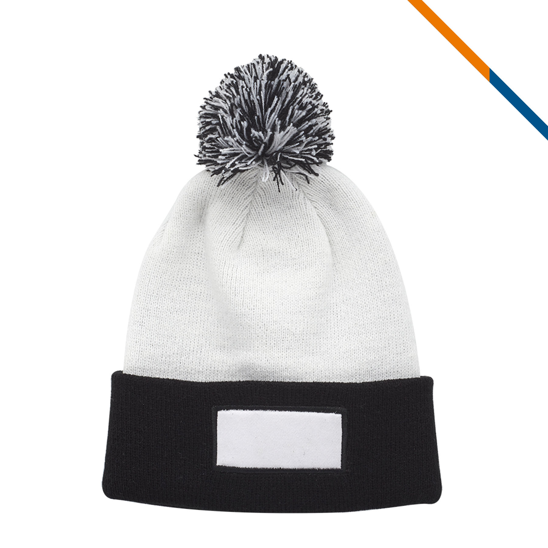 Kent Patch Pompom Beanies 7