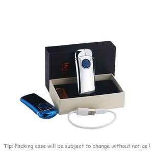 Sleek Round Angle Rectangle Electric Arc Lighter USB Charging 43