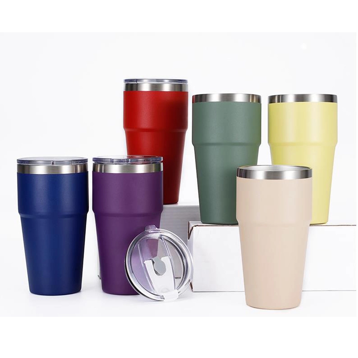 20 oz Tumbler, Stainless Steel, Vacuum Insulated with Lid 4