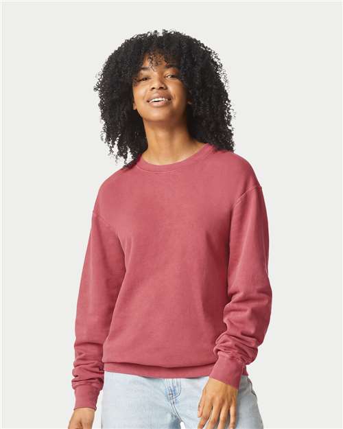 Unisex Garment-Dyed Lightweight Crewneck Sweatshirt - 1466 81