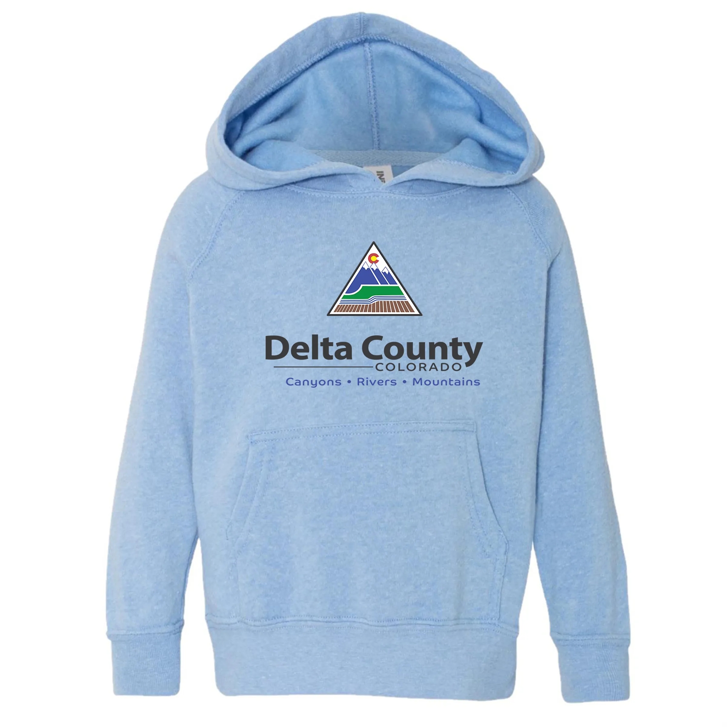 Toddler Lightweight Special Blend Raglan Hooded Pullover 10