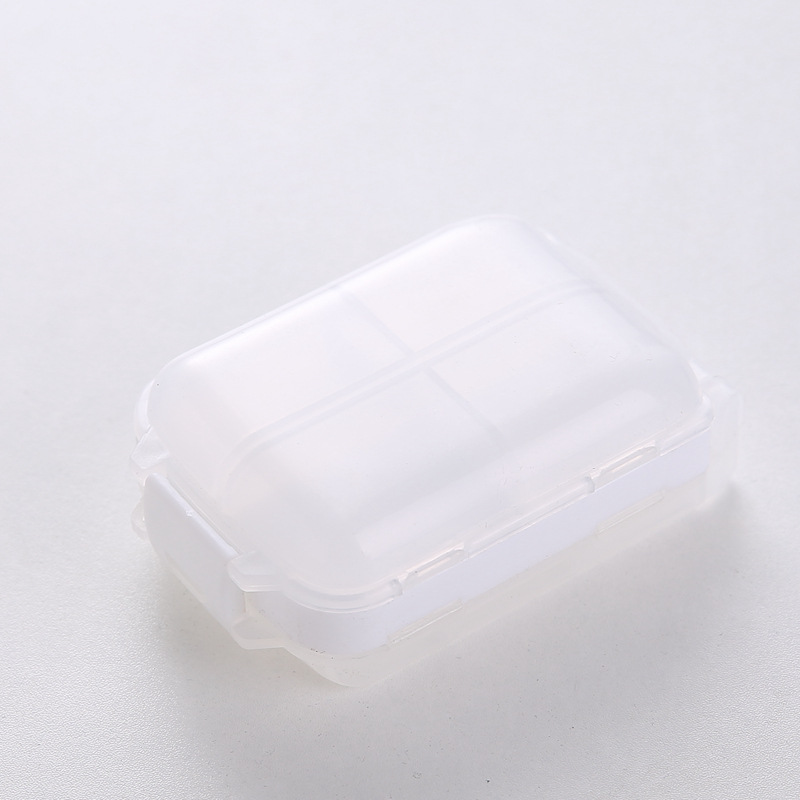 8 Compartments Pill Organizer Portable Pocket Pill Box Dispenser 7