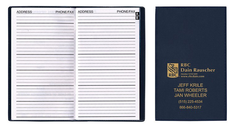 Soft Cover Vinyl Sewn Ireland Address Book 3