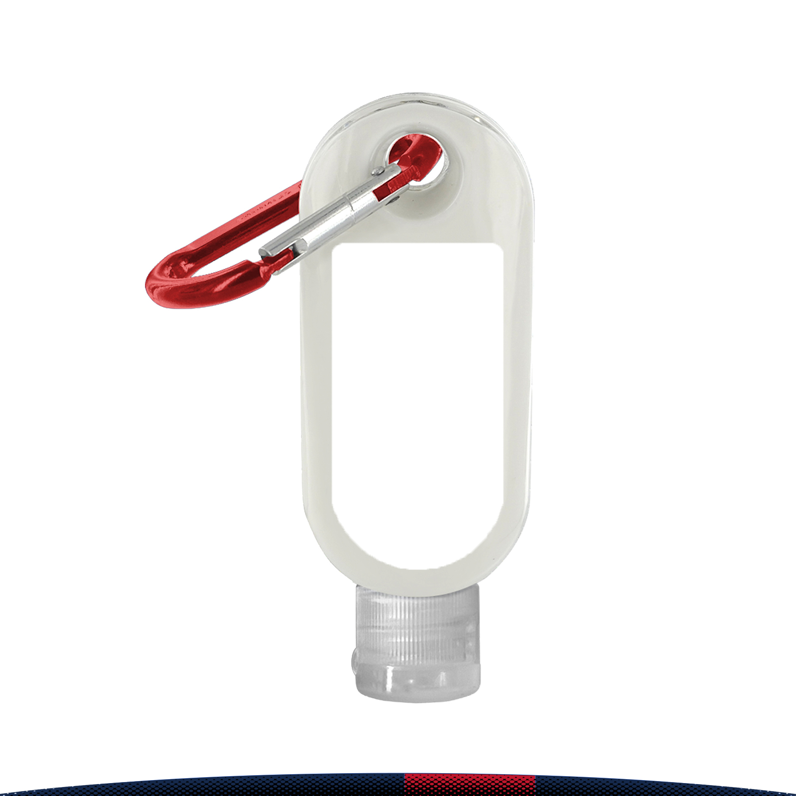 1.9 oz. Seth Clear Bottle SPF 30 Sunscreen with Carabiner 13