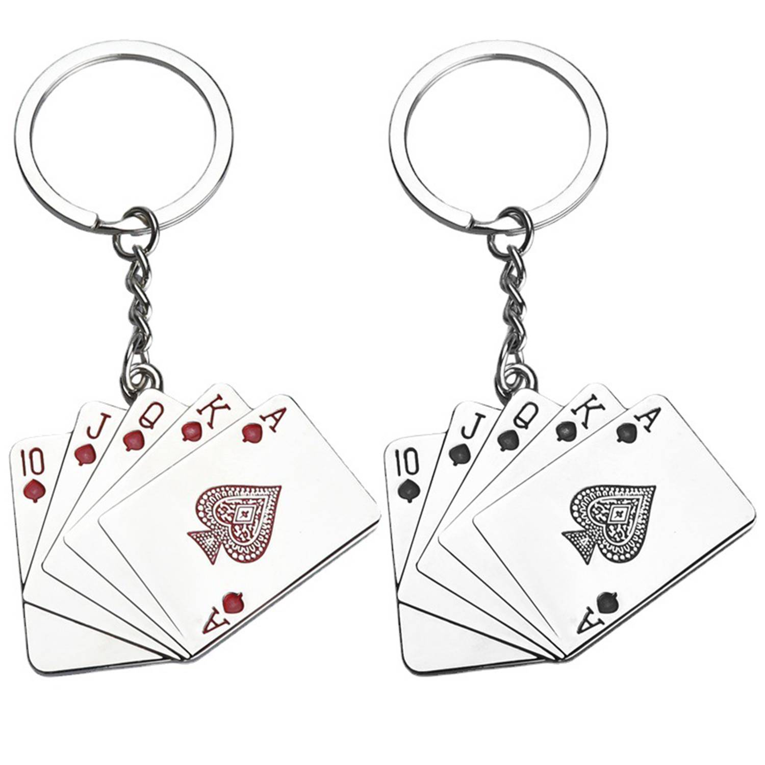 Playing card keychain 4