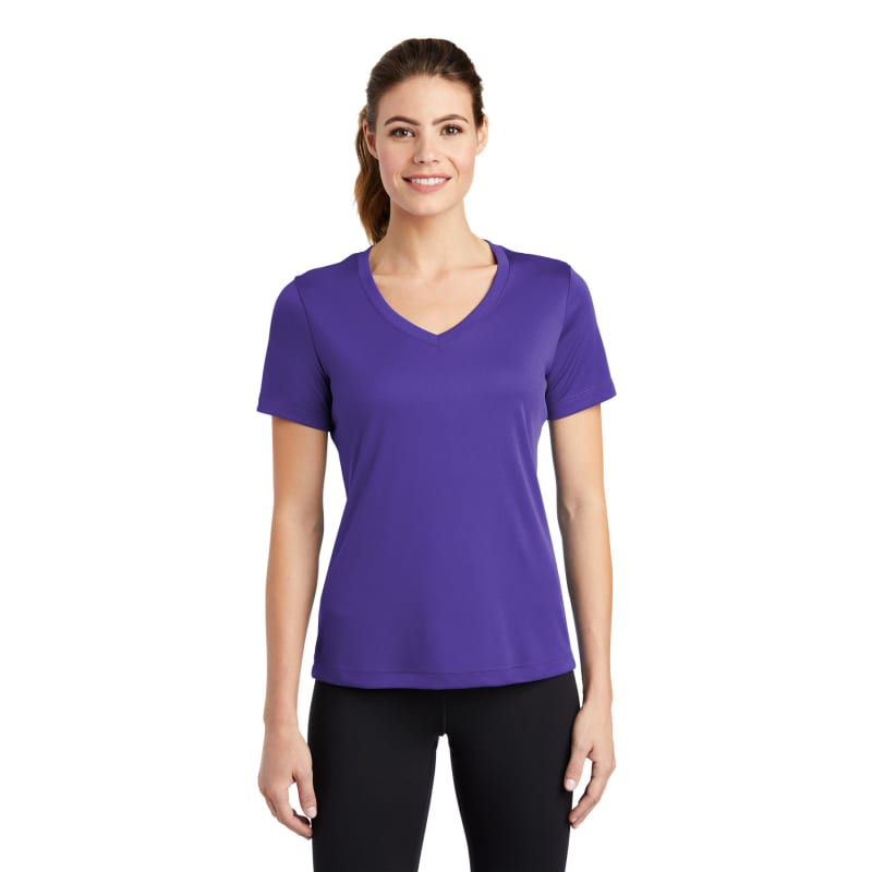 Sport-Tek Women's PosiCharge Competitor V-Neck Tee. 44