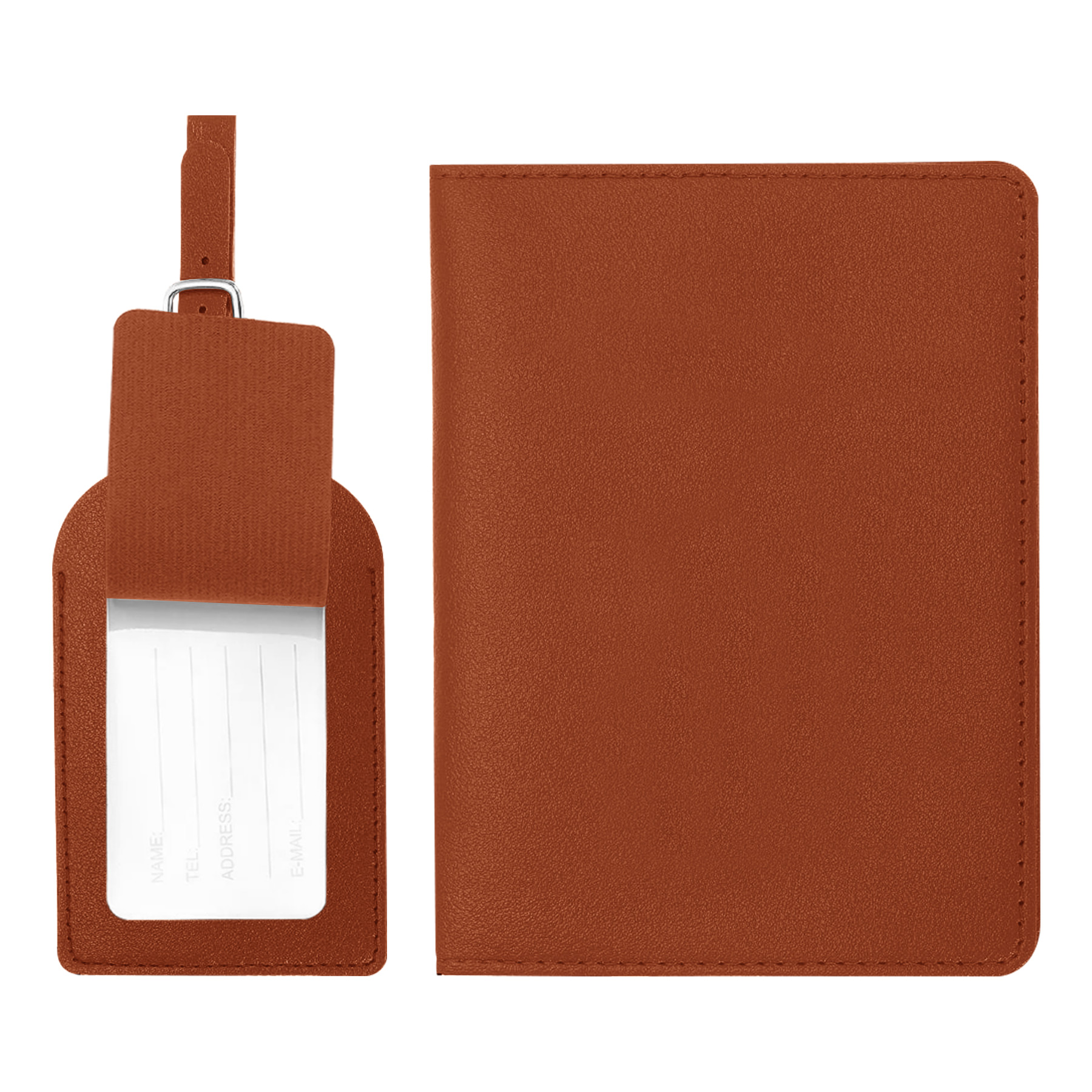 PU Passport Cover and Luggage Tag Set 16