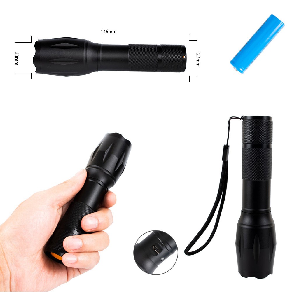 Aluminum Alloy Led Flashlight 1