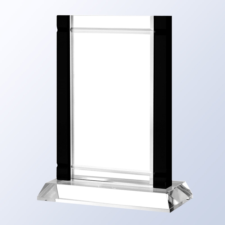 Black Deco Optical Crystal Award. 2