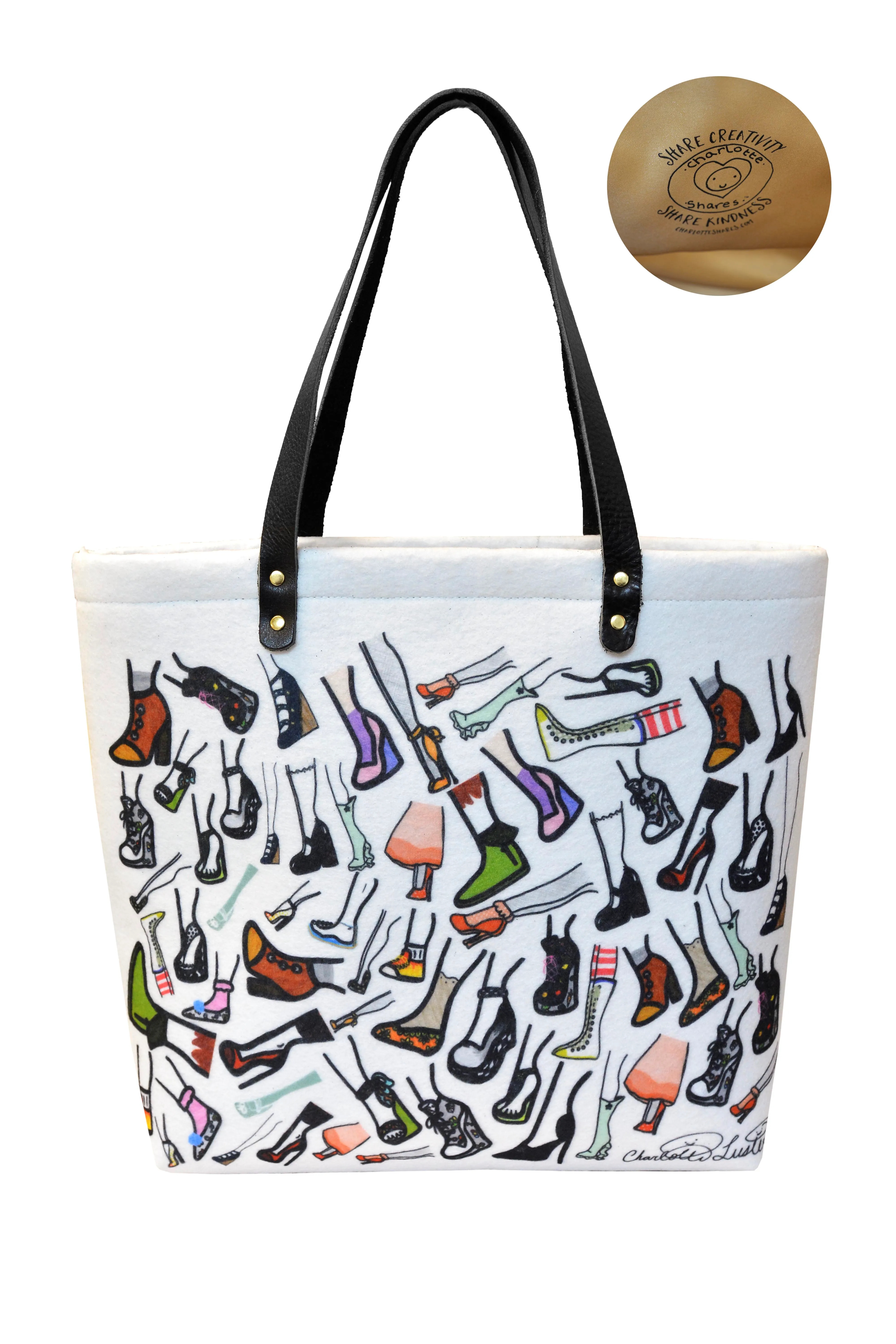 Custom Felt Tote (20" x 16" x 5") 12