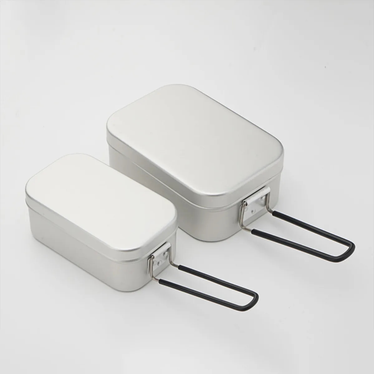 Aluminum Alloy Portable Dual-Purpose Ultra-Light Lunch Box 5