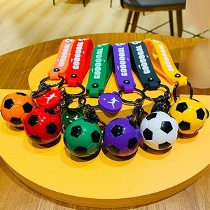 Stylish World Cup 3D Football PVC Keychain Key Ring 6
