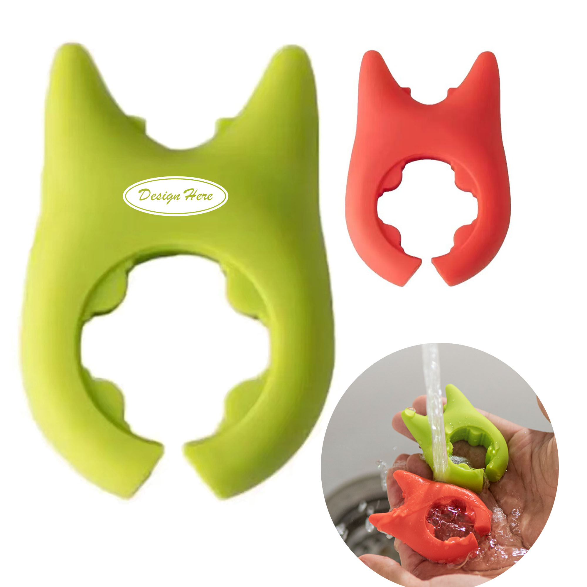Spoon and Spatula Holder Clip Made of Silicone 4