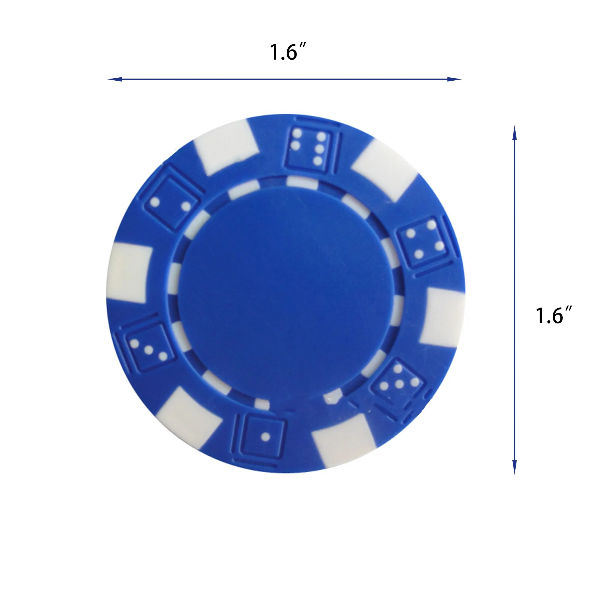 MOQ50 ABS Plastic Poker Chips 2