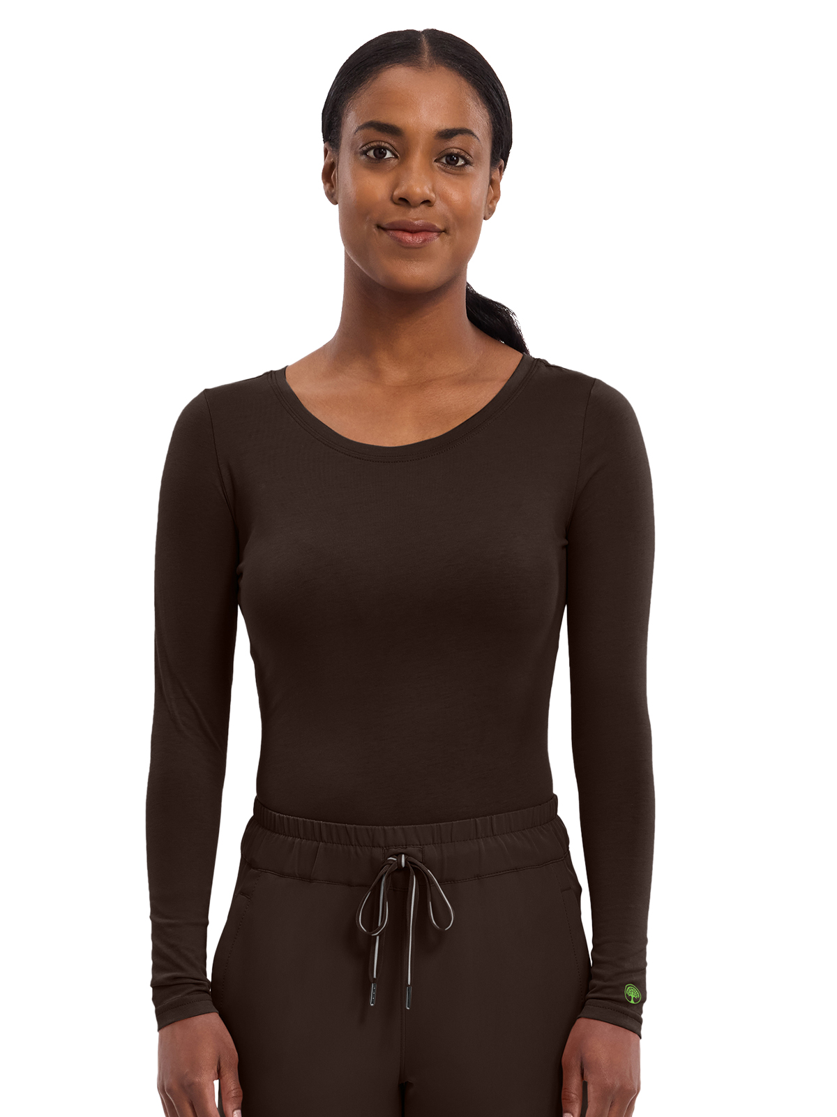 Healing Hands - HH Knits - Women's Pocketless Melissa Long Sleeve Underscrub Tee 32