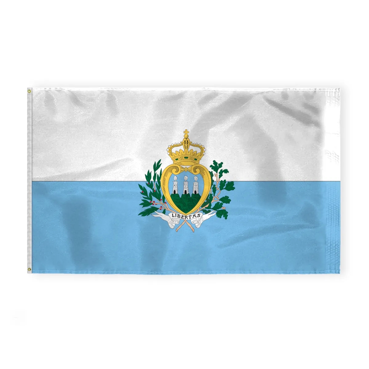 World Flag - San Marino With Seal 16