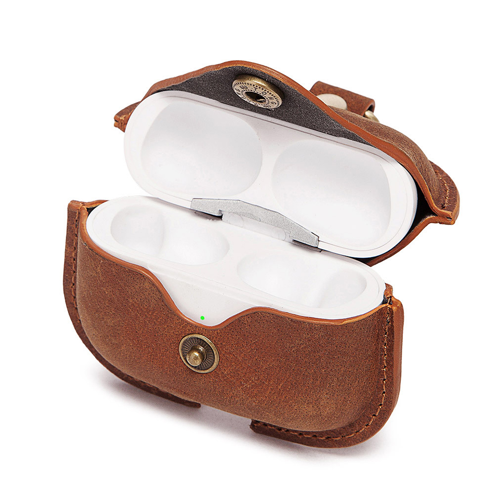 Cow Leather Case Cover for AirPods Pro 3