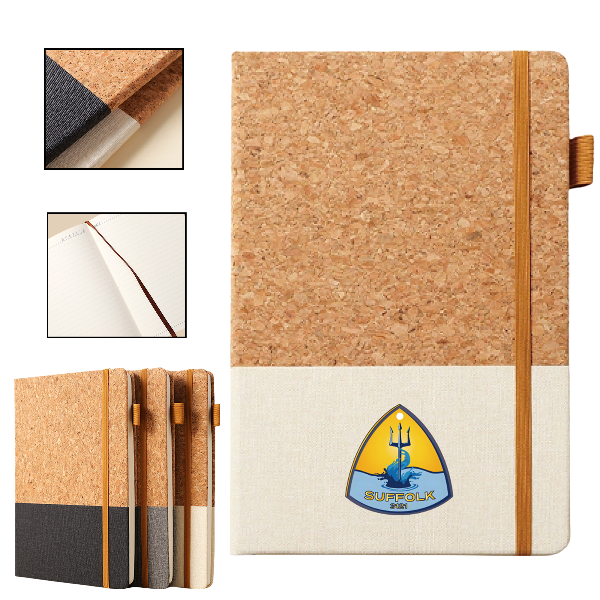 Eco-friendly Soft Cork A5 Notebook 2