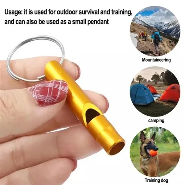 Emergency Survival Whistle Keychain Tool 12